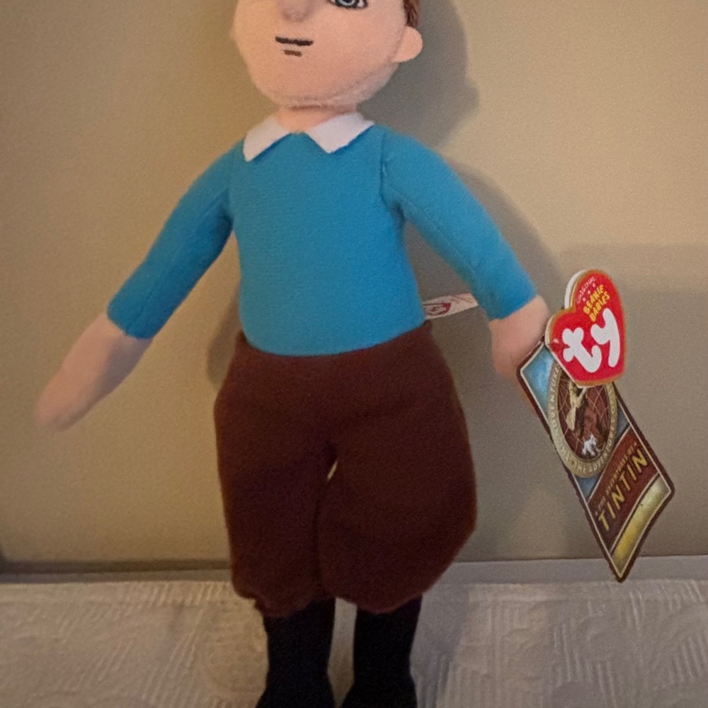 Ty Beanie Babies, TinTin, The Adventures of TinTin with tags